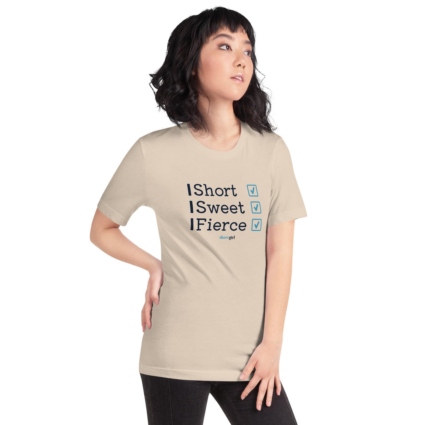 Unisex t-shirt - Short, Sweet, Fierce