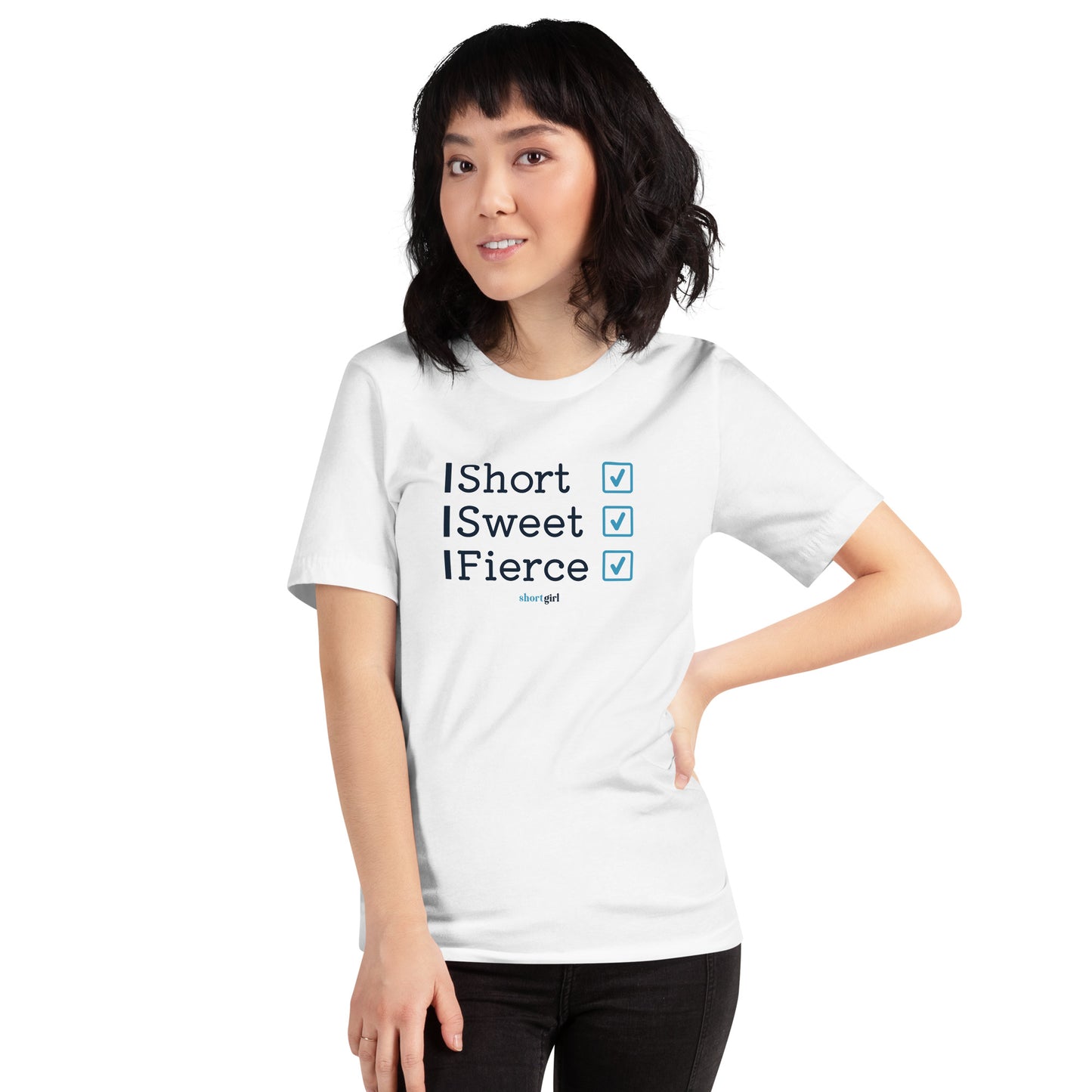 Unisex t-shirt - Short, Sweet, Fierce