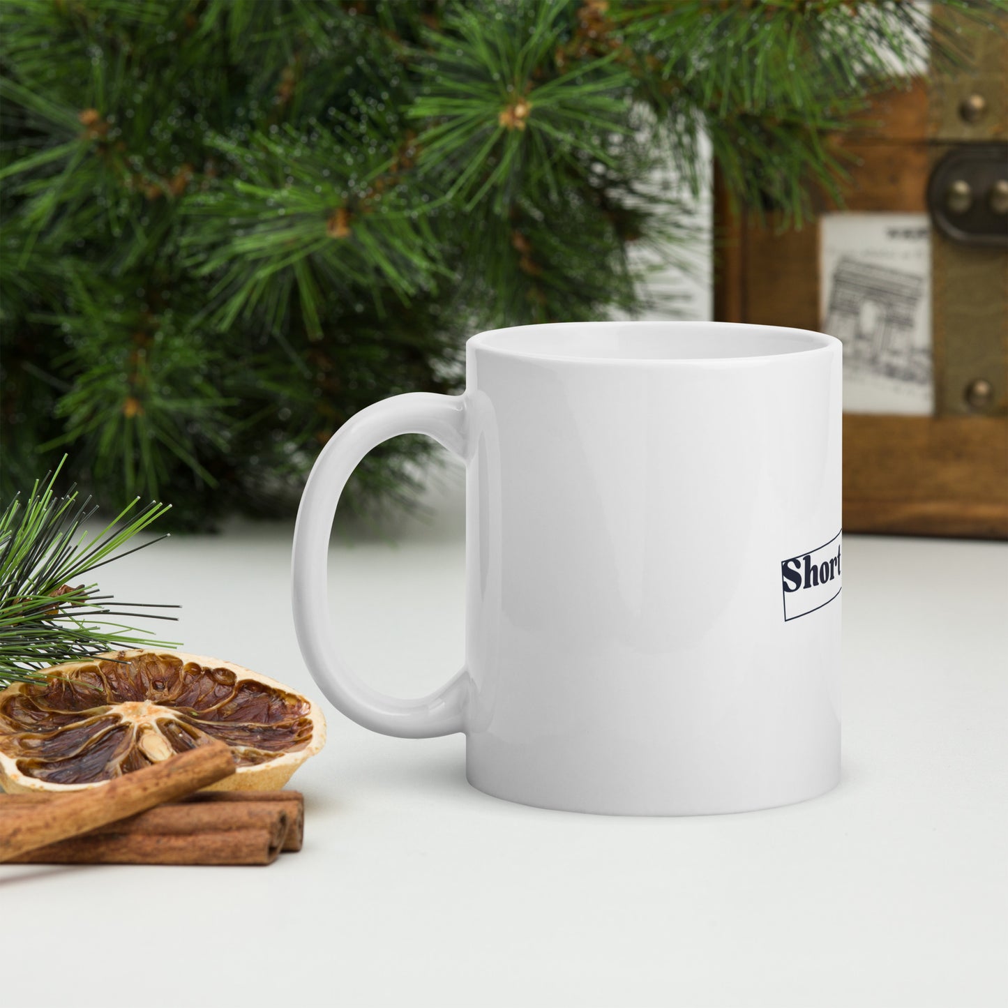 White glossy mug - Short & sweet