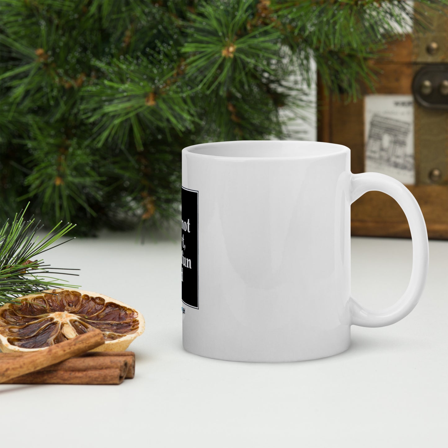 White glossy mug - I'm not short, I'm fun sized