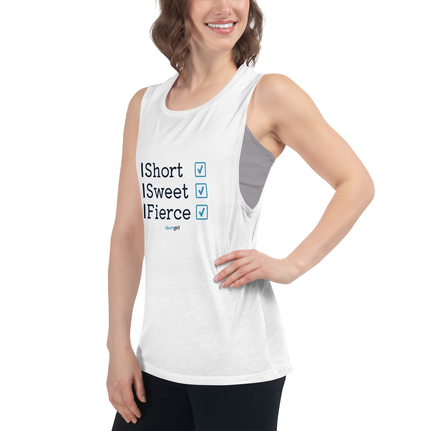 Ladies’ Muscle Tank - Short, Sweet, Fierce