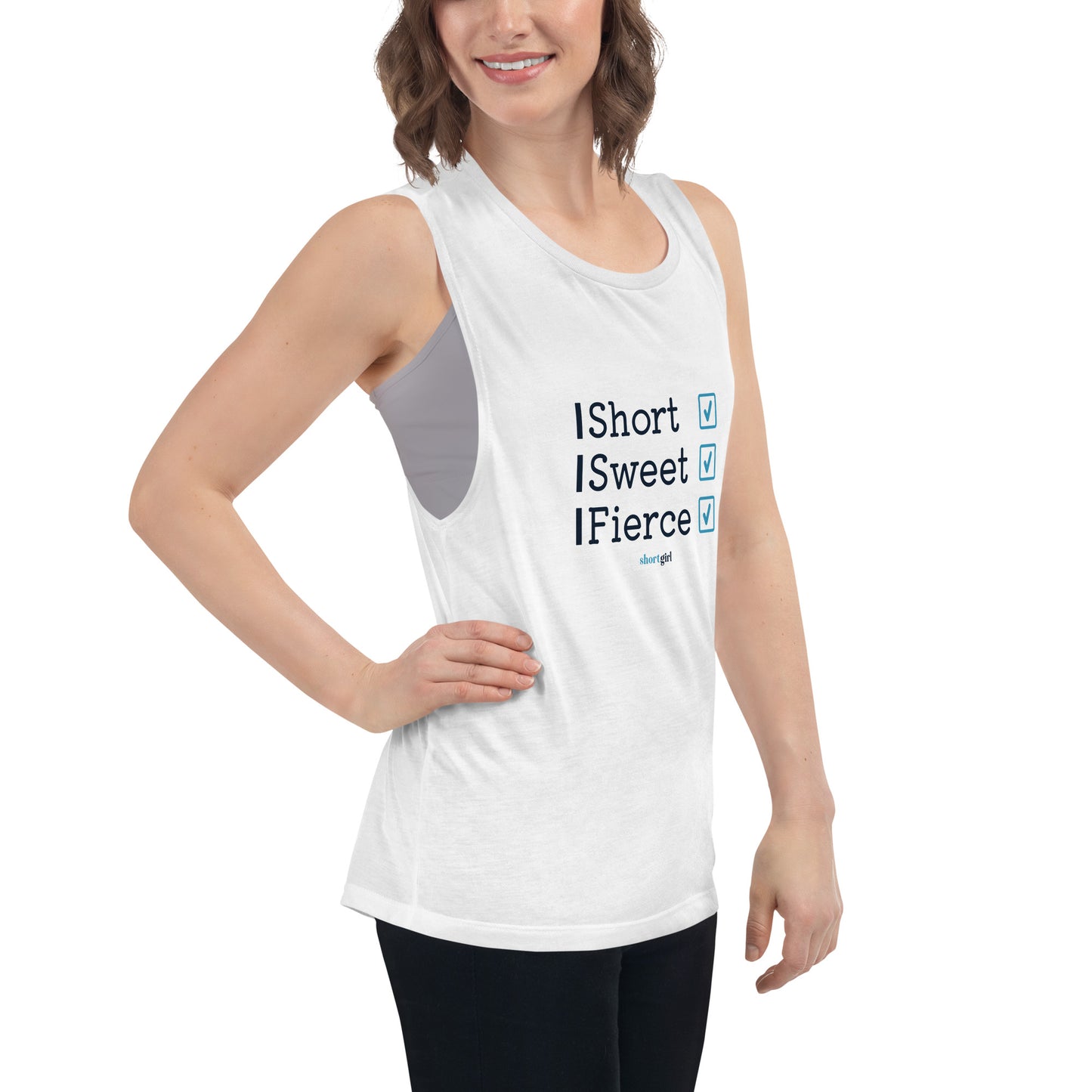 Ladies’ Muscle Tank - Short, Sweet, Fierce