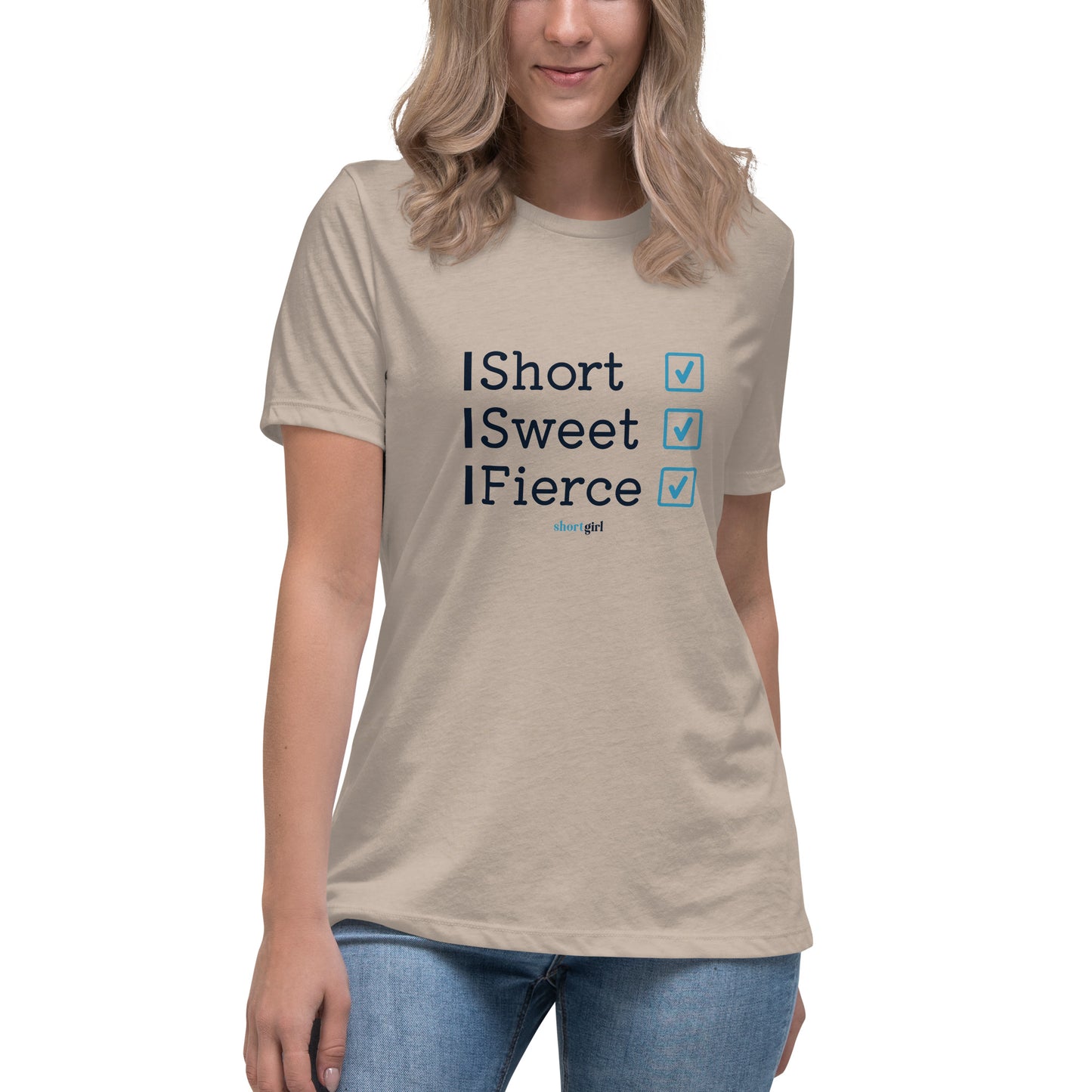 Women's Relaxed T-Shirt - Short Sweet Fierce