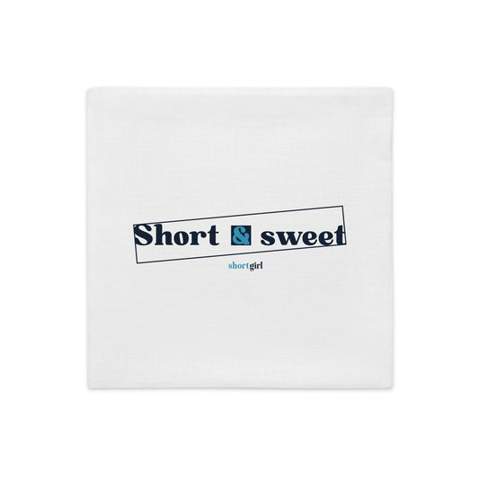 Premium Pillow Case - Short & sweet