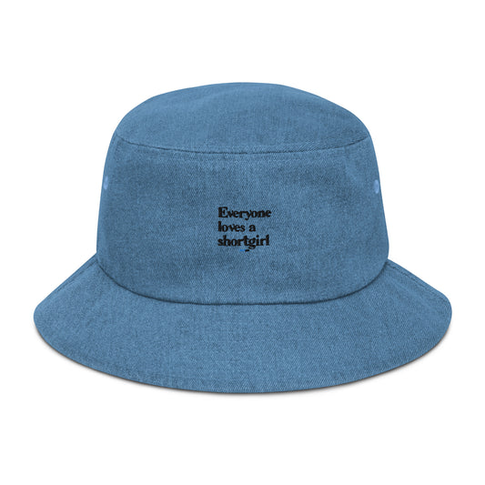 Denim bucket hat - Everyone loves a shortgirl