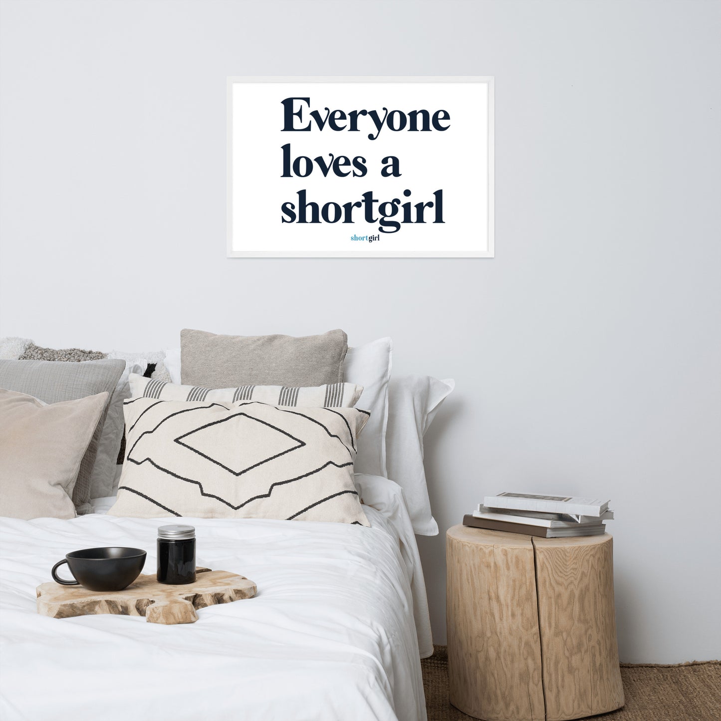 Framed poster - Everyone loves a shortgirl