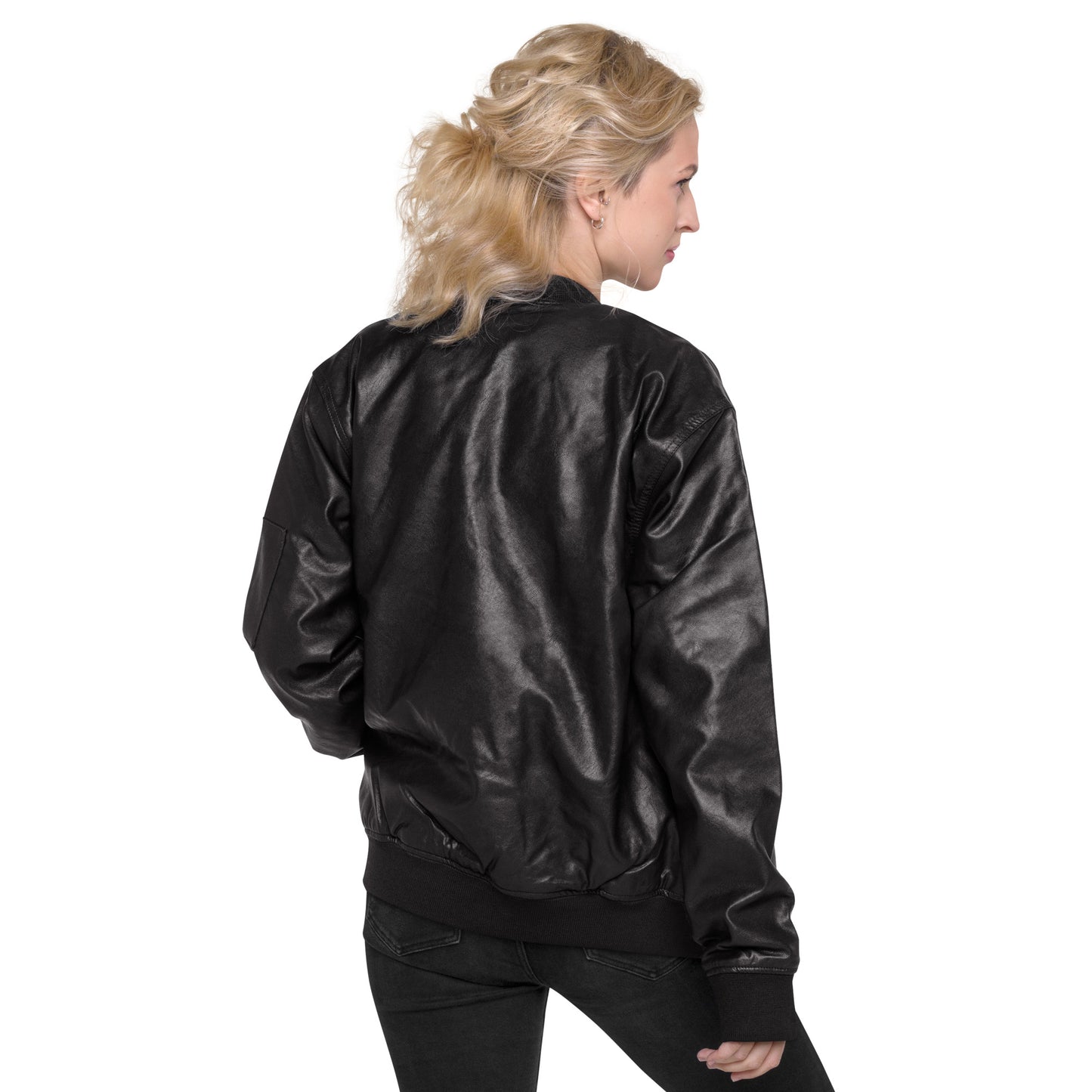 Leather Bomber Jacket - Everyone loves a shortgirl
