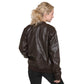 Leather Bomber Jacket - If you think I'm short, you should see my patience