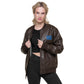 Leather Bomber Jacket - If you think I'm short, you should see my patience