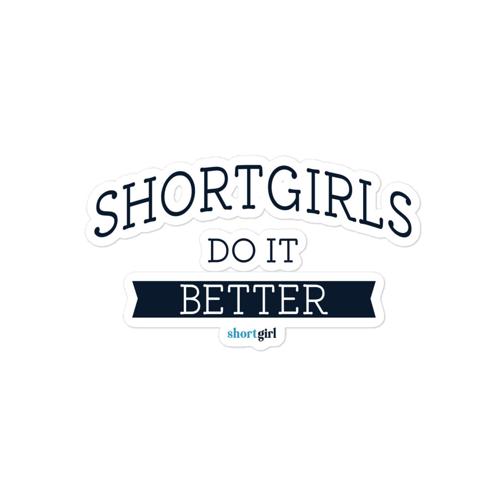 Bubble-free stickers - shortgirl do it better