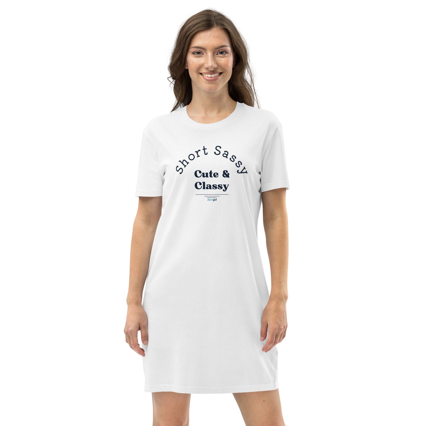 Organic cotton t-shirt dress - Short, Sassy, Cute & Classy