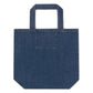 Organic denim tote bag - Everyone loves a shortgirl