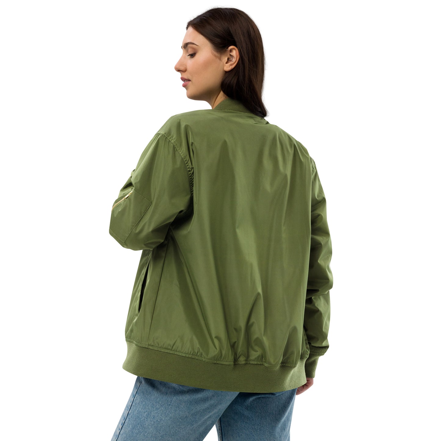 Premium recycled bomber jacket - I'm not short, I'm fun sized