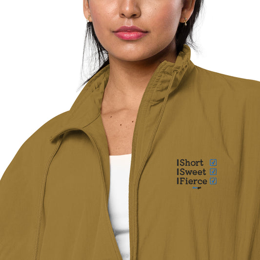 Recycled tracksuit jacket - Short, Sweet, Fierce