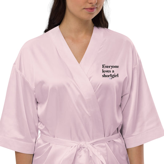 Satin robe - Everyone loves a shortgirl