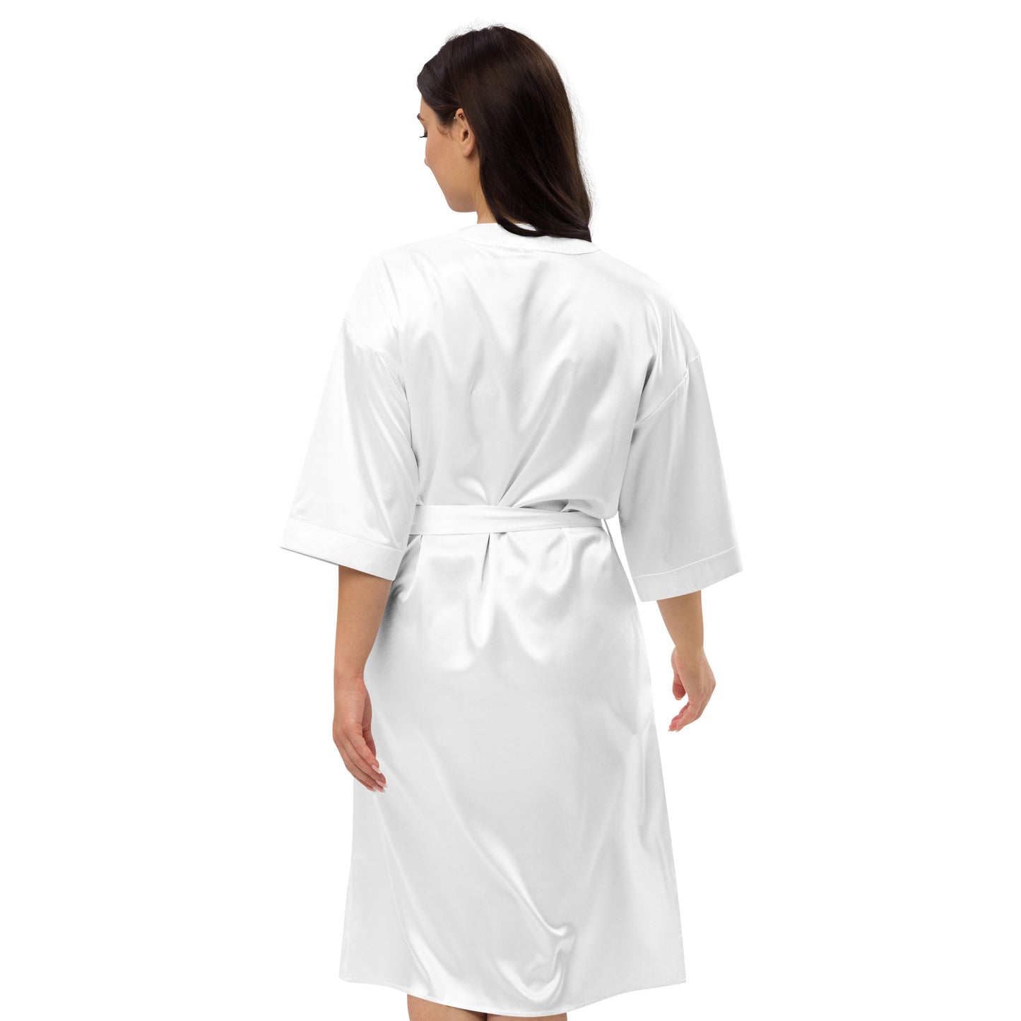 Satin robe - Everyone loves a shortgirl