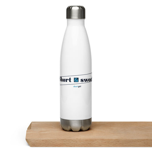 Stainless Steel Water Bottle - Short & sweet