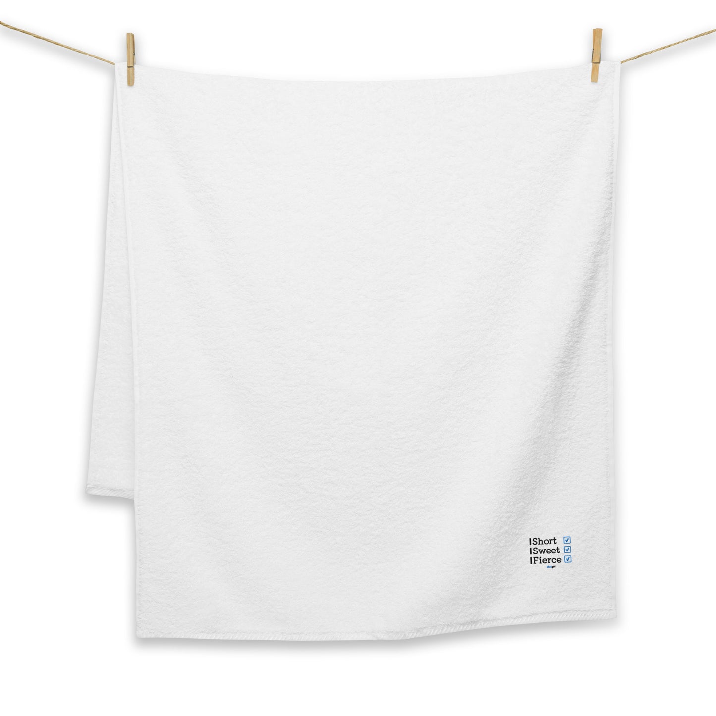 Turkish cotton towel - Short, Sweet, Fierce