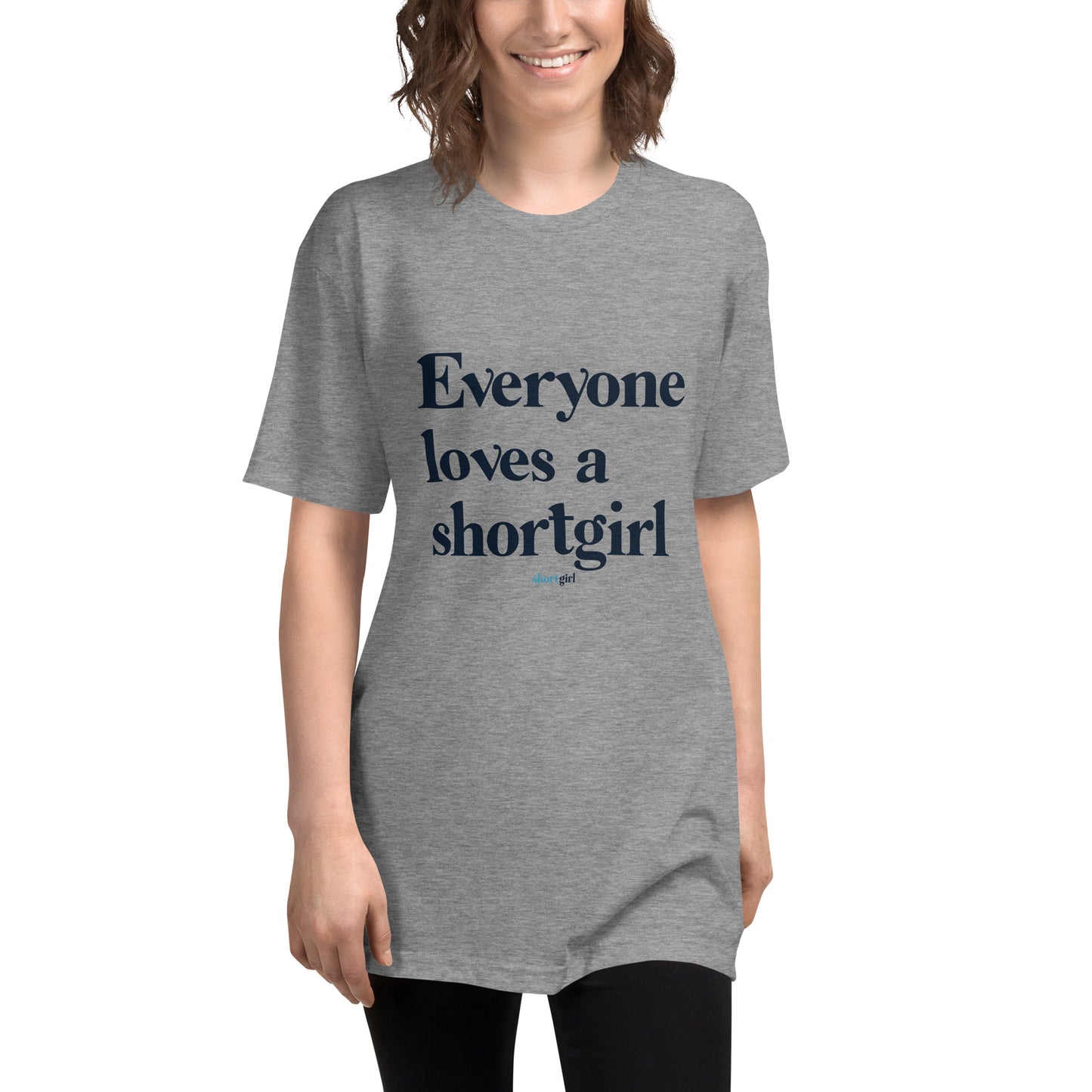 Unisex Tri-Blend Track Shirt - Everyone Loves a shortgirl