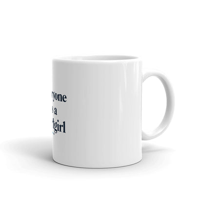 White glossy mug - Everyone loves a shortgirl