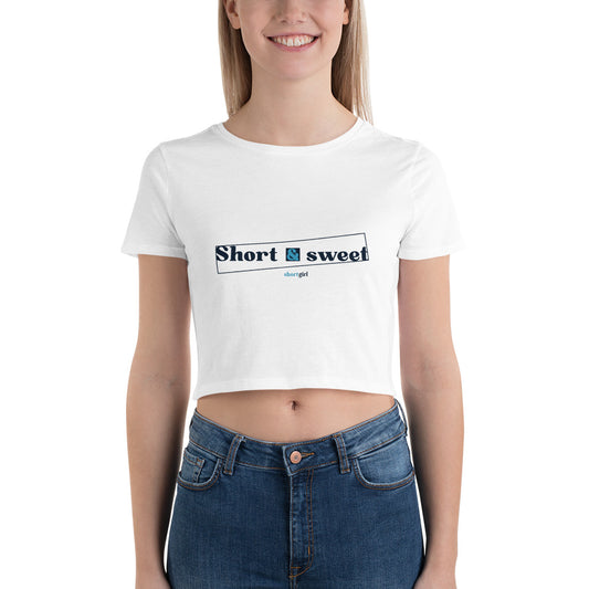 Women’s Crop Tee - Short & sweet