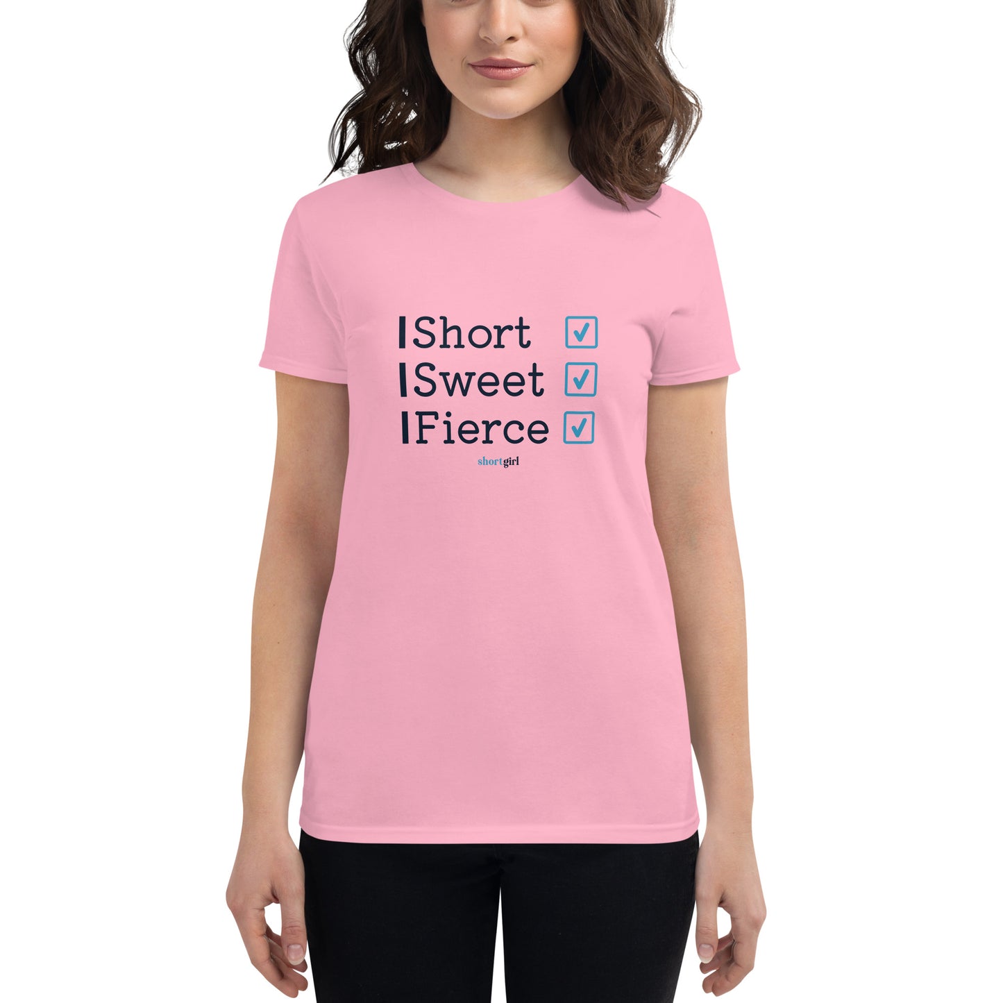 Women's short sleeve t-shirt - Short Sweet Fierce
