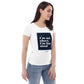 Women's fitted eco tee - I'm not short, I'm fun sized