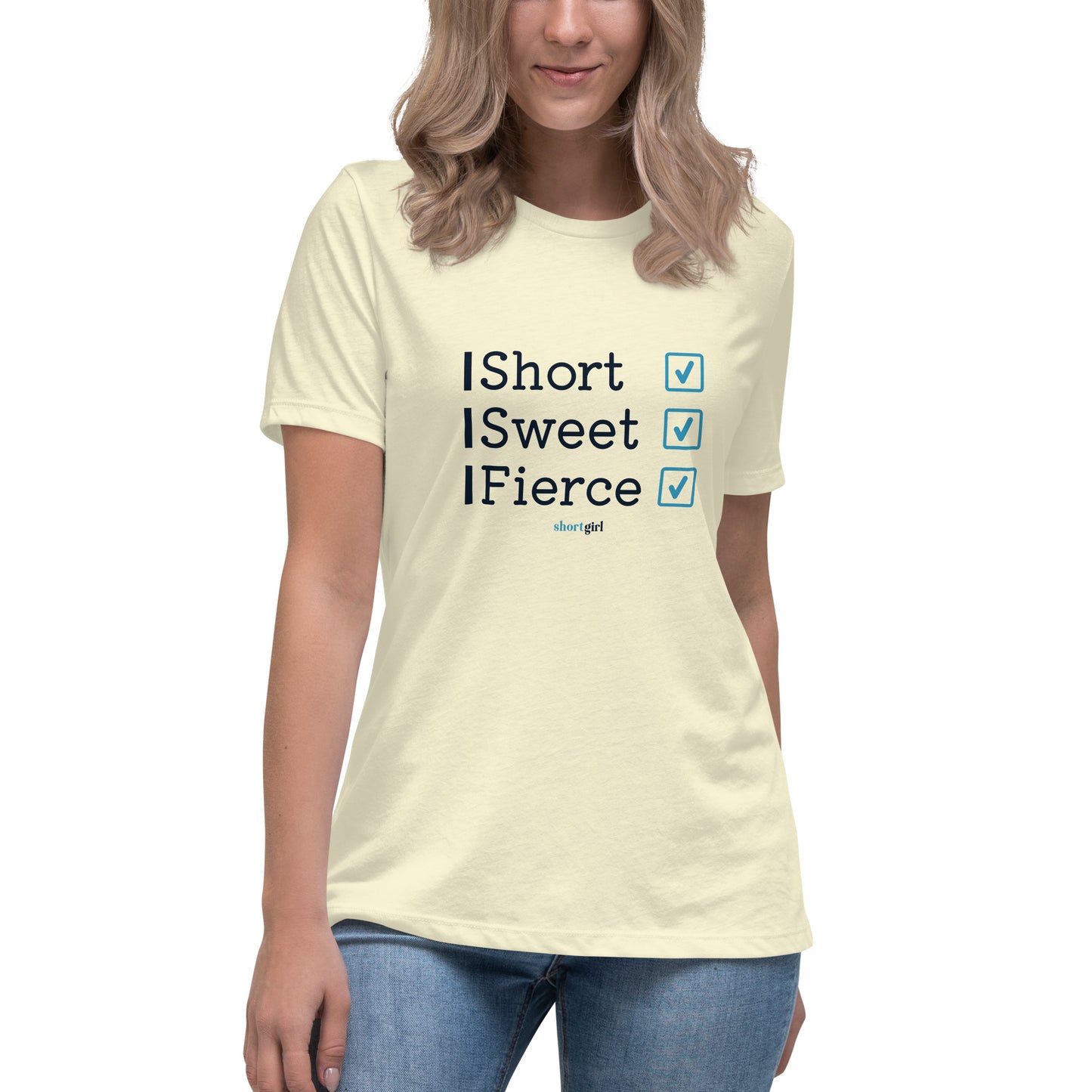 Women's Relaxed T-Shirt - Short Sweet Fierce